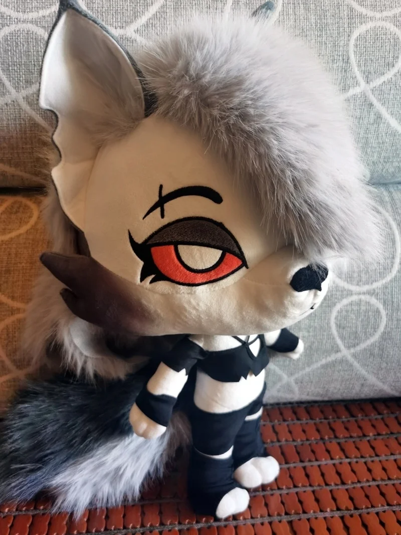 Helluva Boss Loona‌ Plush Toy 45cm Throw Pillow Doll Cute Ornaments Anime Peripheral Birthday Gifts Exquisite Dolls Trend Toys