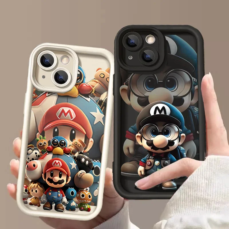 Чехол Cartoon Mario для OPPO Reno 13 Pro 13f 11 12 A3X A58 A78 A54 A74 A94 A95 Find X8 A5 F29 5G силиконовый противоударный Фото №6