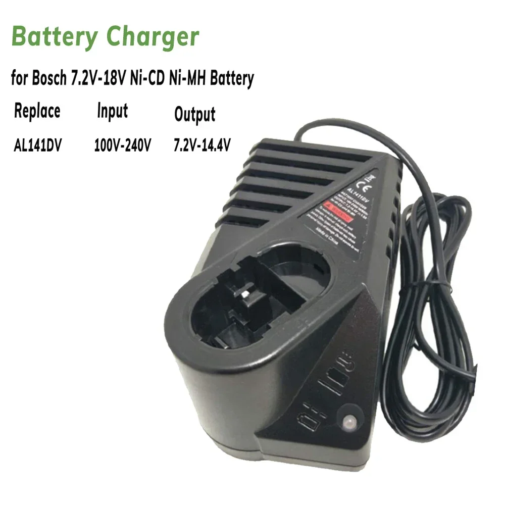 1411DV Ni-CD Ni-MH Battery Charger for Bosch 7.2V 9.6V 12V 14.4V Battery GSR7.2 GSR9.6 GSR12 GSR14.4 Electrical Drill