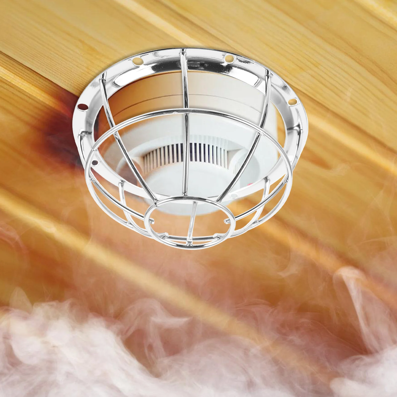 Fire Sprinkler Protective Cage Stainless Steel Cover for Smoke Sensor High Traffic Areas Sprinkler Guard Bracket