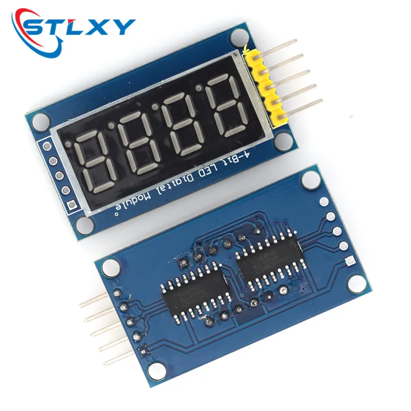 TM1637 4 Bits / TM1638 / 74HC595 8 bit Digital LED Display Module 7 Segment 0.36Inch Clock RED Anode Tube Four Serial Driver