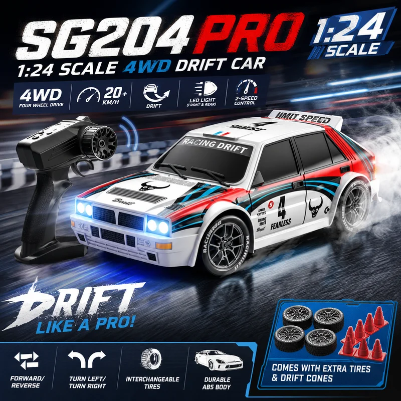 New Hot Selling Beast Sg204pro Remote Control Car Racing 1:24 Four-Wheel Drive Rc Entry-Level Remote Control Model Toy Gift