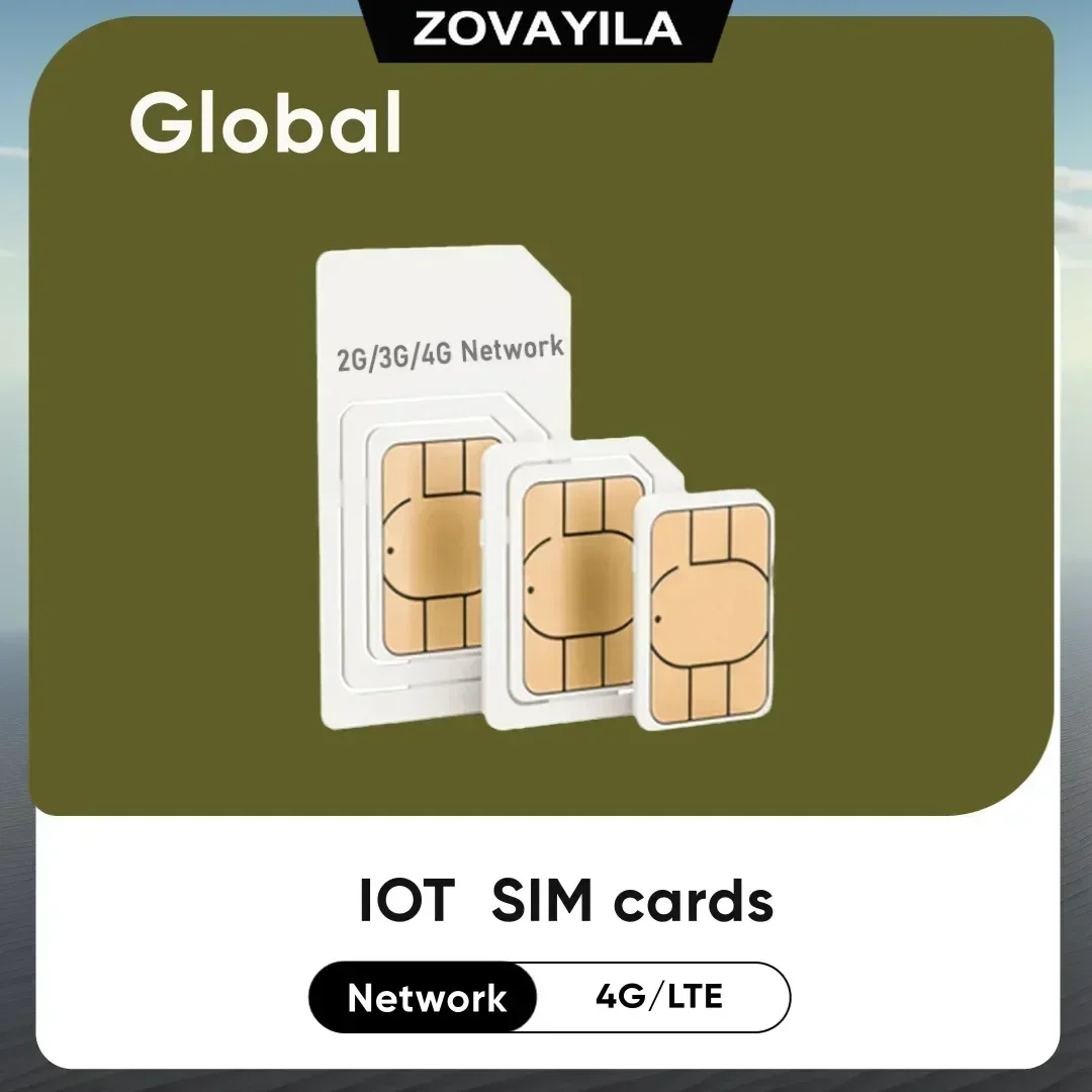 Global 4G SIM Card, 500m Data Roaming, Suitable for PPT Walkie Talkies, GPS Tracker, Gateway Devices, M2M, IoT, 170 countr