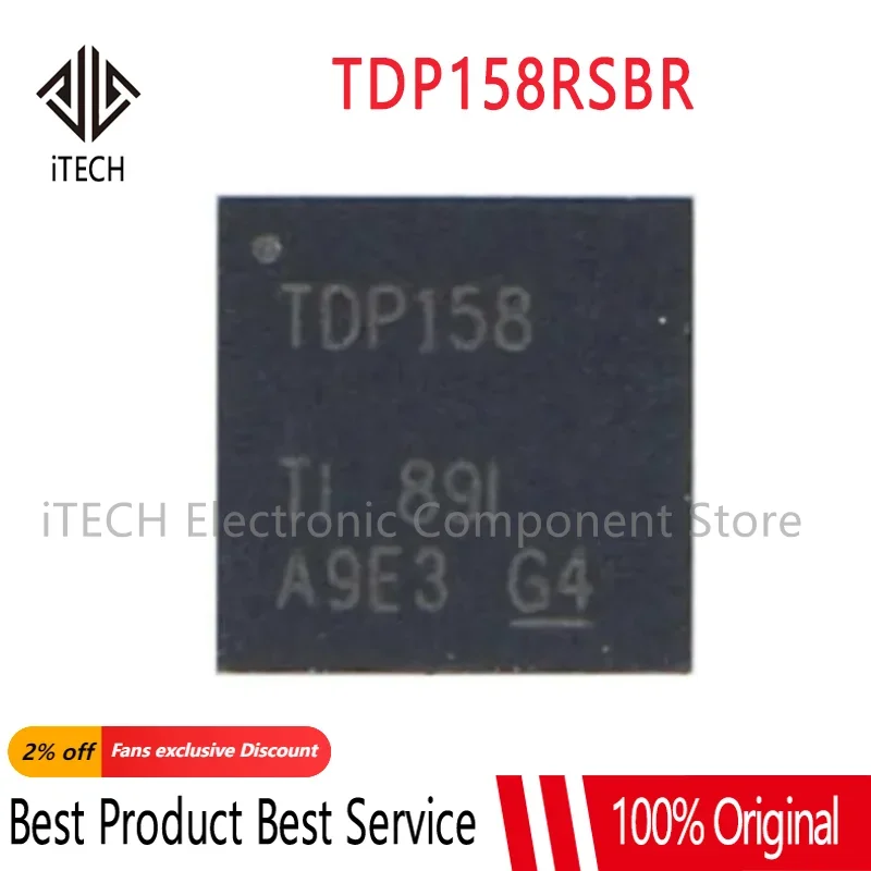 1PCS TDP158RSBR New Original TI Transfer Driver IC Chip Screen Printing TDP158 WQFN40 New