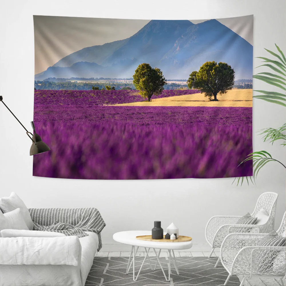 

Purple Lavender Colorful Tapestry Wall Hanging Home Decoration hippie bohemian decoration divination Wall Art Decor