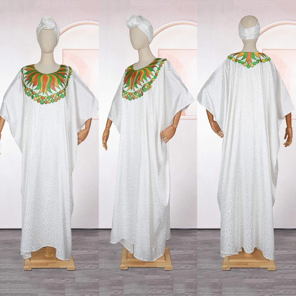 Branco abayas para as mulheres 2025 novo dubai muçulmano vestido de luxo caftan marocain vestido de festa de casamento boubou djellaba robes femme pano