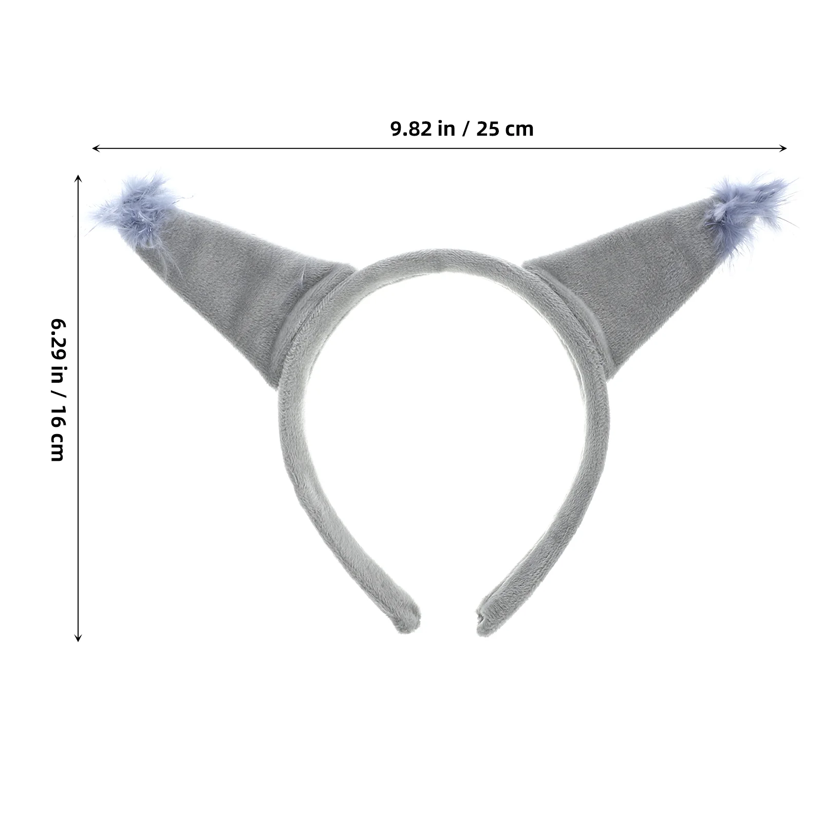   Conjunto de cauda de cabeça de esquilo, kit de fantasia com orelhas grandes, acessório de vestir, tops de animais