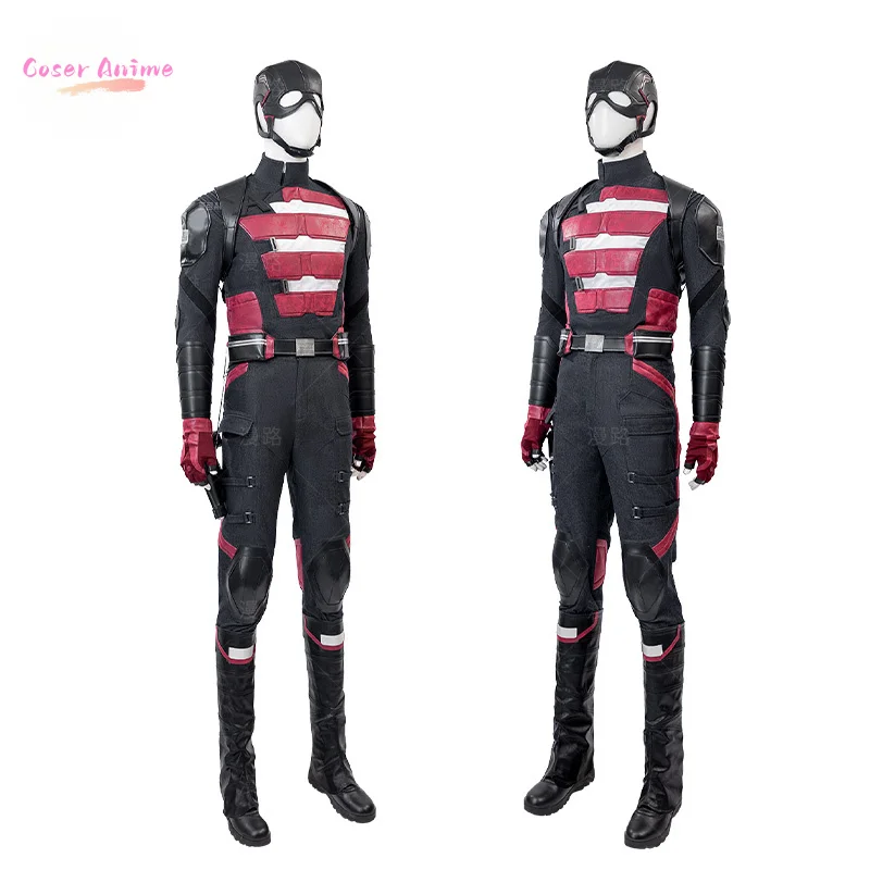 

Captain America Cosplay Costume Thunderbolts Superhero U.S.Agent Uniform Accessories Props Halloween Carnival Party Complete Set