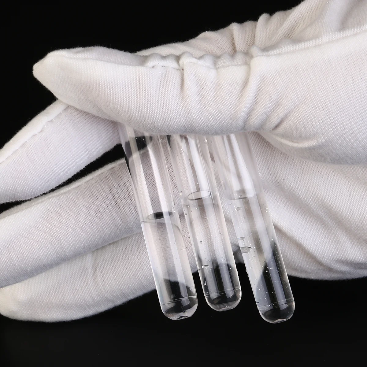 25 Pcs Test Tubes Mini Bottles with Lids Plastic Experiment Container White Small