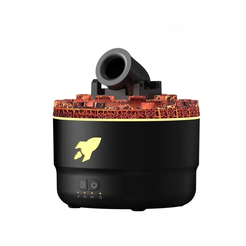 

Creative Simulation Volcano Lava Battery Aromatherapy Machine Tabletop Ornament Humidifier