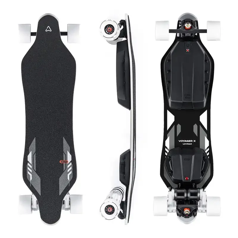 Meepo Voyager X Limited Electric skateboard 5600W Dual 38mph 31mi GearDrive No Belt, Fast 2.1h Charge