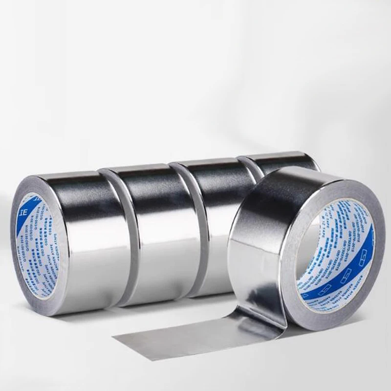 Aluminum foil tape tin foil tape high temperature resistant sealing waterproof fire insulation tape