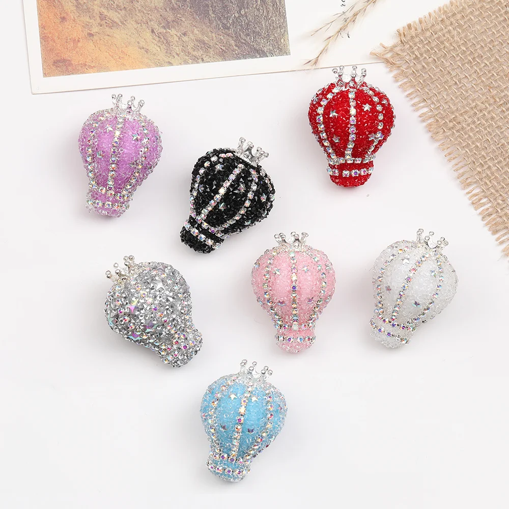 

Cordial Design 20Pcs 27*38MM DIY Hand Made/Hot Air Balloon Shape/Rhinestone Effect/Acrylic Bead/Jewelry Accessories #17544