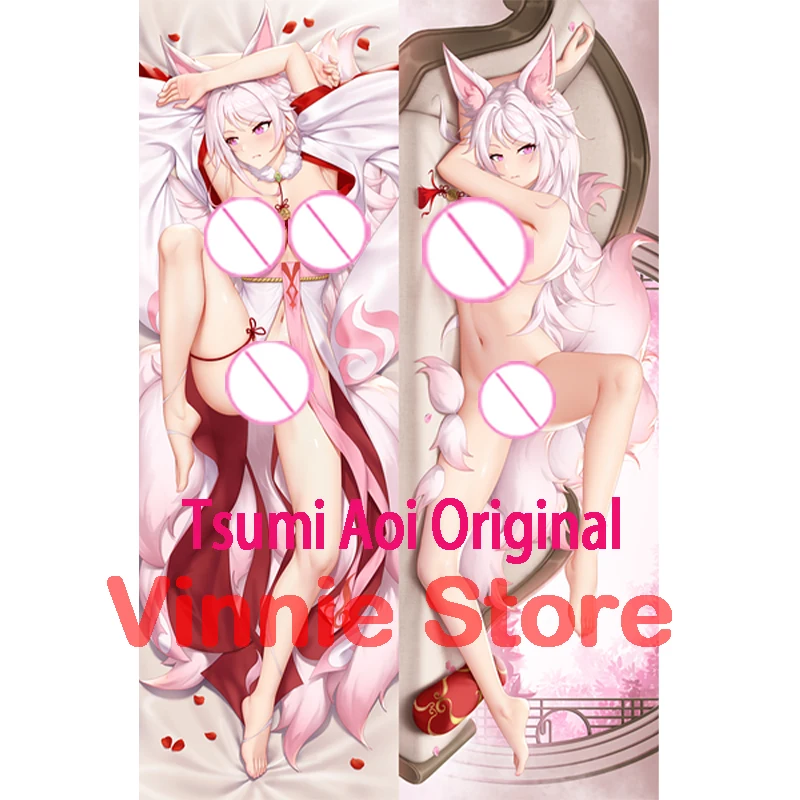 

Dakimakura anime Tsumi Aoi Original Double-sided Print Life-size body pillows cover Adult