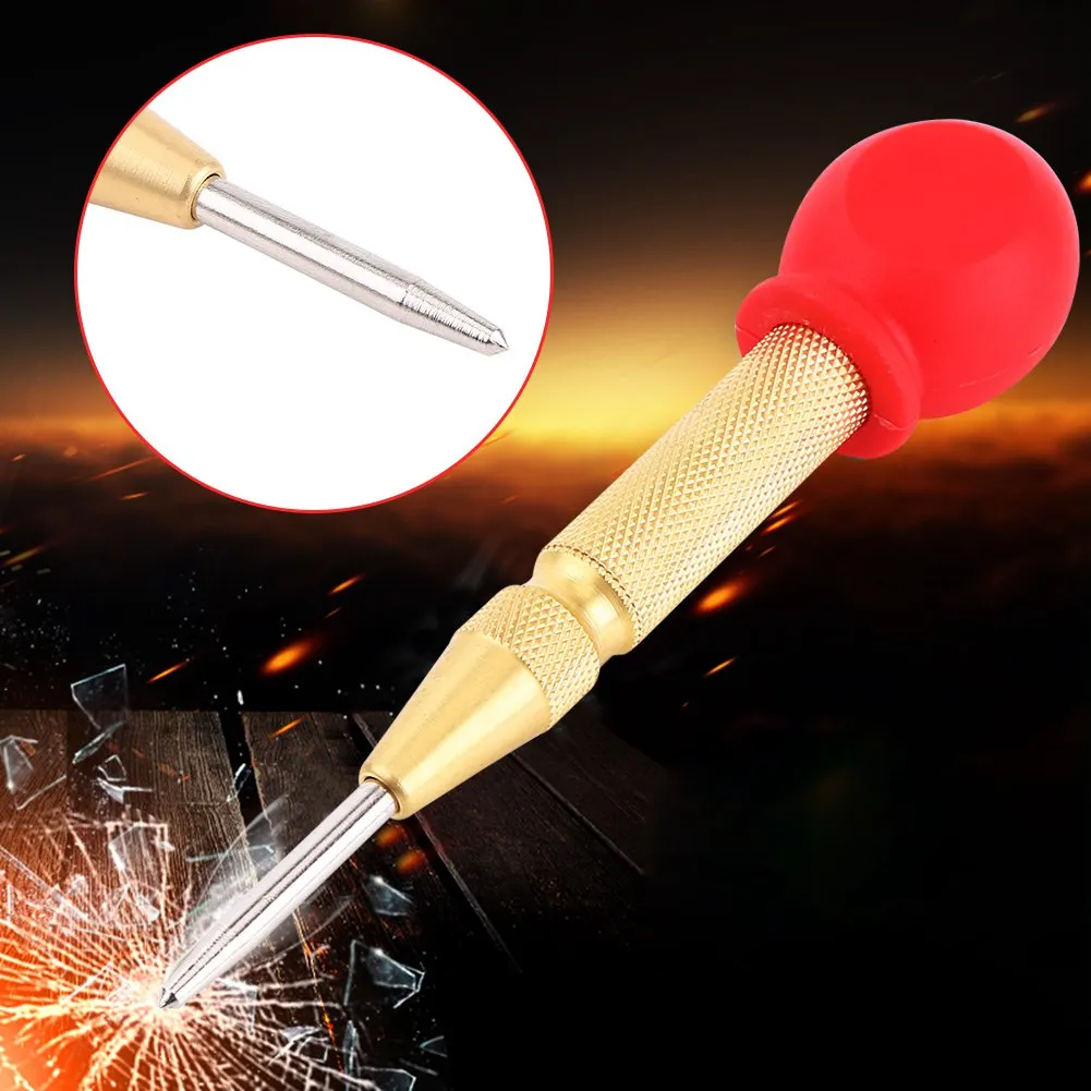 Automatic Center Punch Marking Punch Automatic Center Punch With HSS Tip Protective  MetalWorking Punching Marking Tool