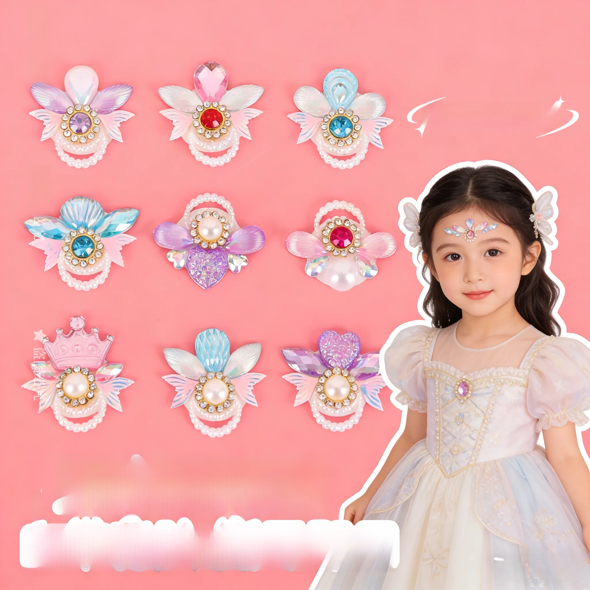 Eyebrow Sticker Toys Double-Sided Children's Stickers Girls' Self-Adhesive Face Painting Decals Business Supplies image 3
