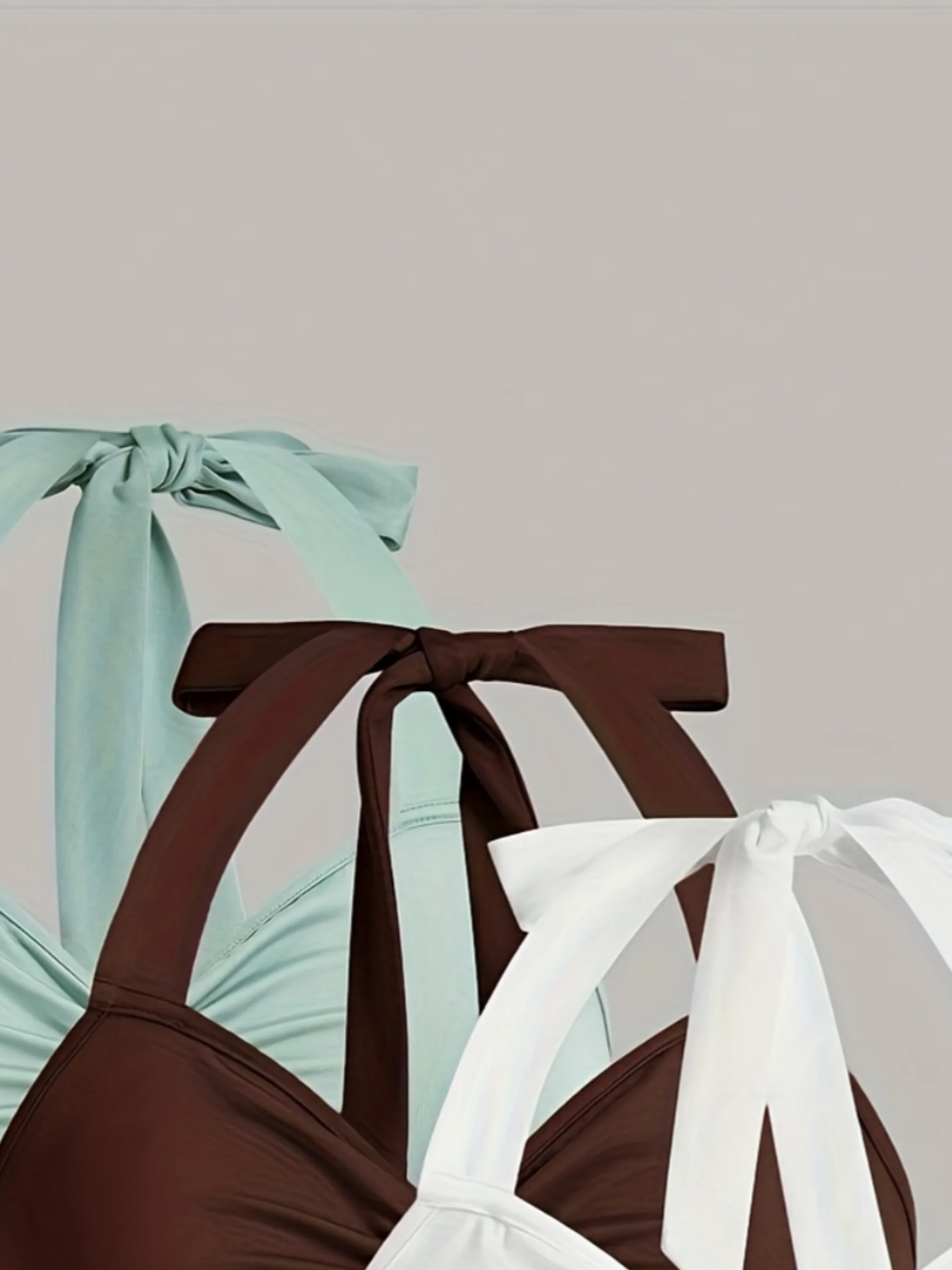 

A new three-piece set of fashionable, casual and versatile women's vest with a beautiful back