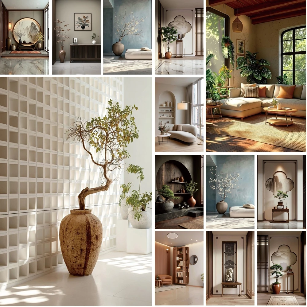 

MOON.QG Minimalist Style Background Couch Window Decor Backdrop Kids Poster Photo Studio Birthday Photo Booth Accessories Photo