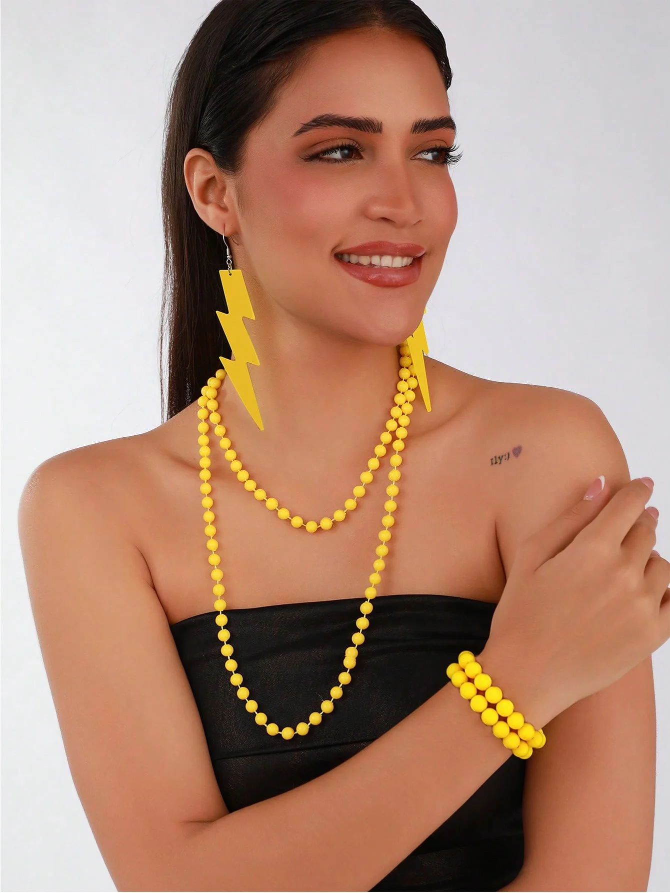 80s Retro Neon Pink Lightning - огляд і ціна Women'S Accessories In The 80S