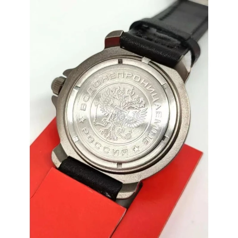 ساعة رجالية ميكانيكية عسكرية من نيتريد التيتانيوم، رياضية خارجية مقاومة للماء