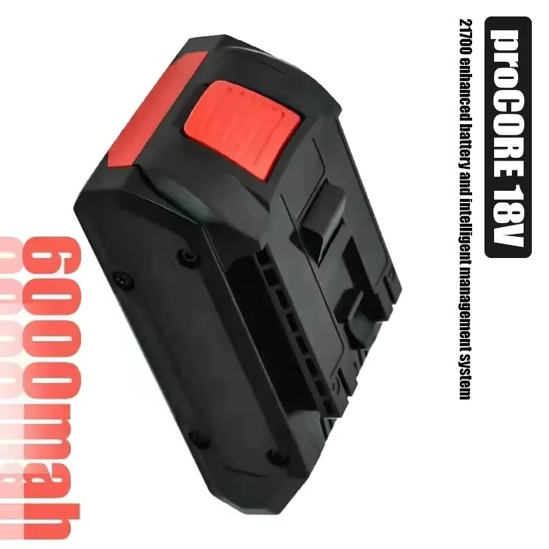 

2025Built in 21700 Battery Pro Core18V 6.0Ah Lithium-Ion Battery Pack GBA18V80 for Bosch 18 Volt MAX Cordless Power Tool Drills