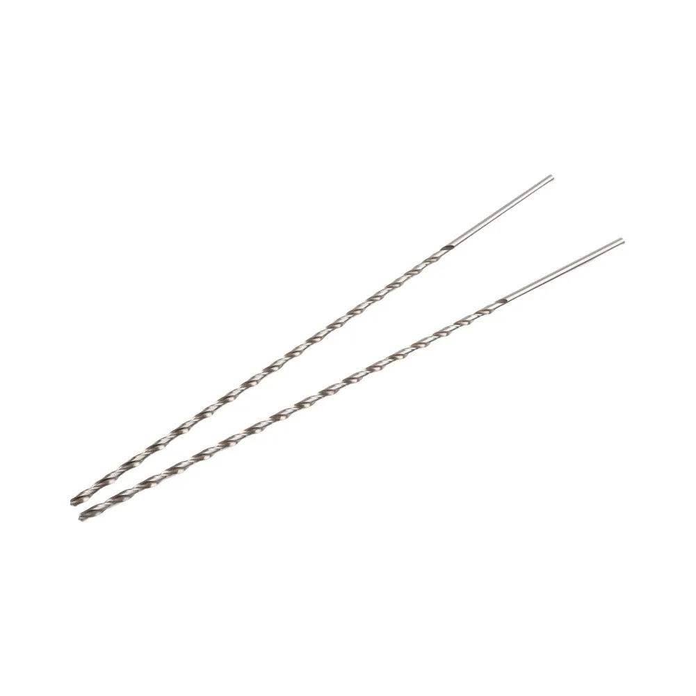 2pcs 400mm Extra Long High Steel Drill Bit Set Straight Shank For Metal Wood Hole Cutter 6mm Twist- Drill Bit 2pcs