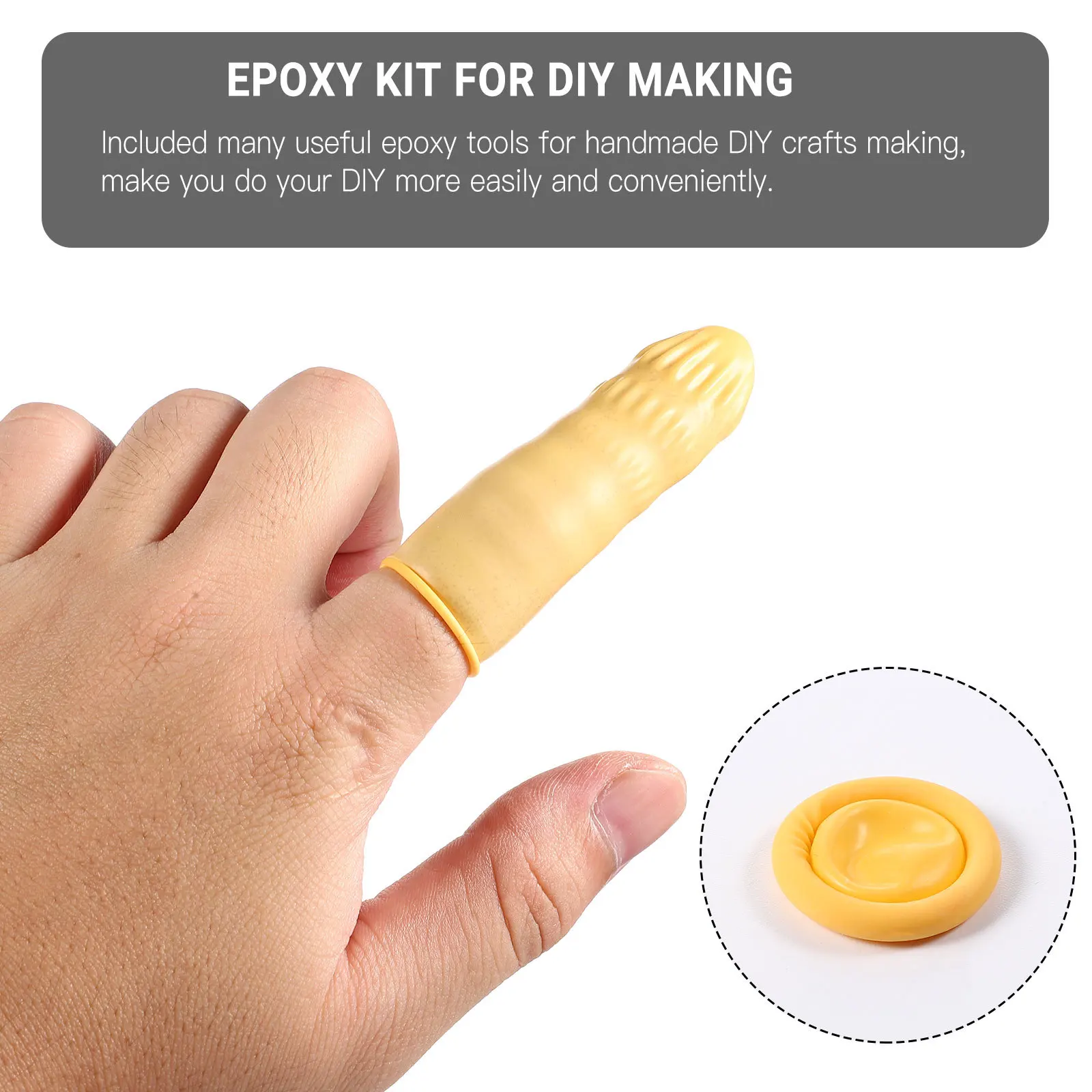 

43Pcs Resin Craft Tools Kit Premium Reusable DIY Epoxy Making Set for Coaster Bowl Pendant Keychain Gift Crafting Supplies