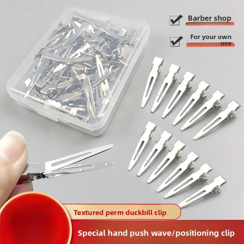 

Metal Hair Clips Duckbill Clips Hairdressing Sectioning Hairpins Woman Salon Styling Tools Hair Root Fluffy Hairpin