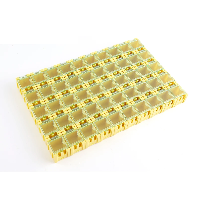 NONE 50 Teile/satz SMD SMT Elektronische Komponenten Container Mini Lagerung Boxen kit 3