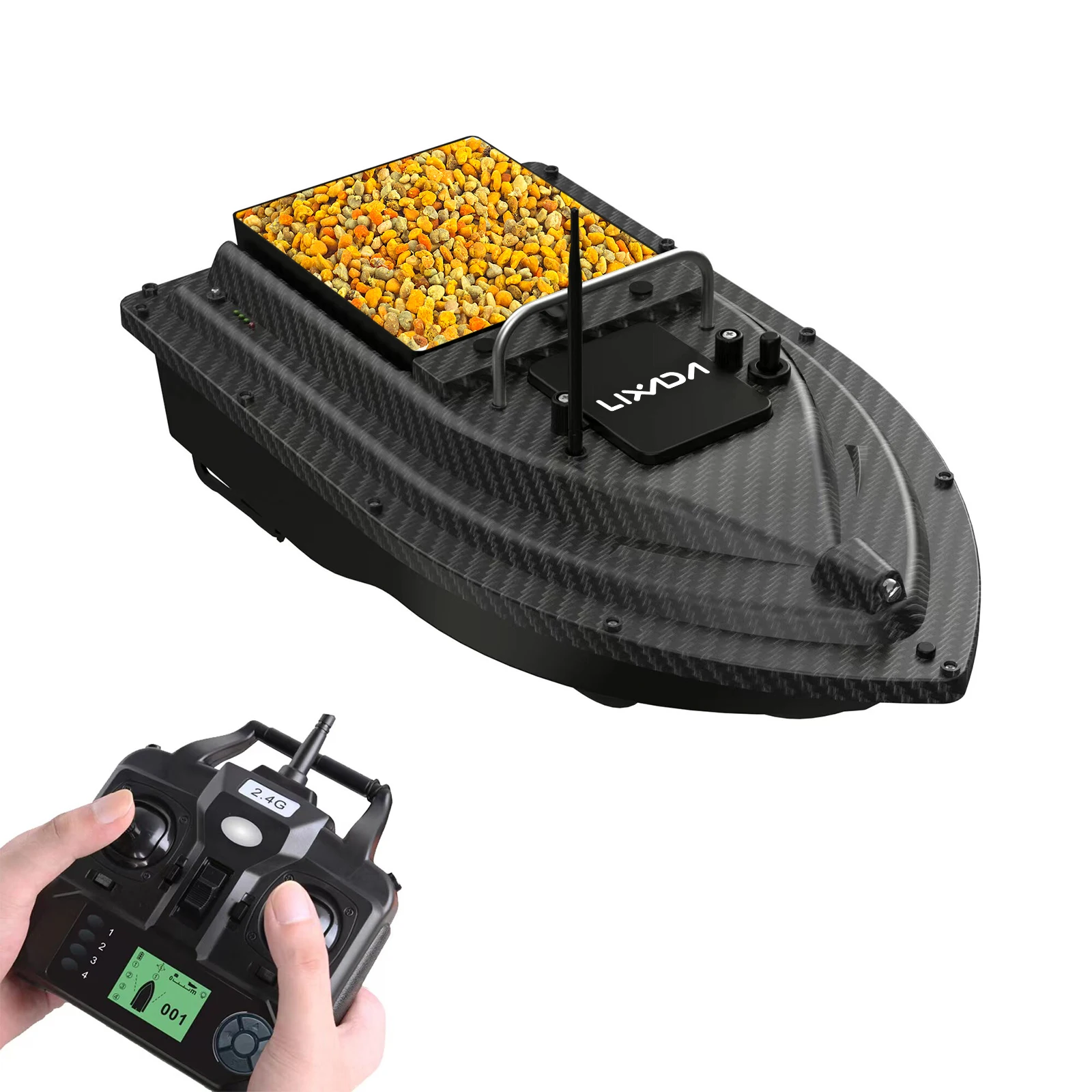 GPS-Angelköderboot mit großem Köderbehälter, automatisches Köderboot mit 400–500 m Reichweite für Outdoor-Fischerboot-Werkzeuge – Detail 8