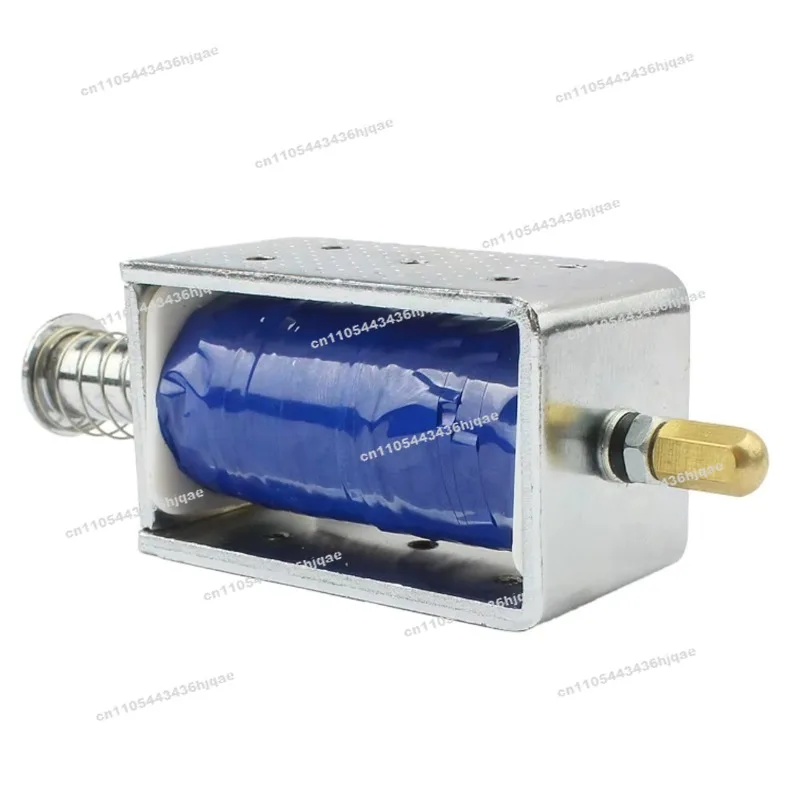 1264 DC 24V 2A 30mm Long Stroke Solenoid Actuator Strong Traction Push-Pull Control