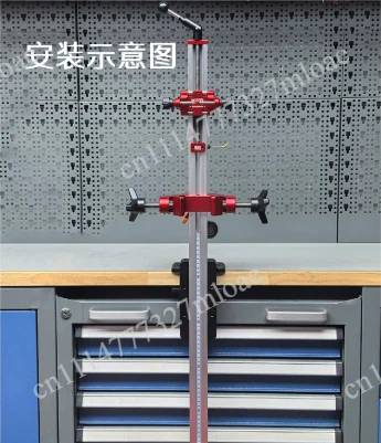 Universal Motorcycle Fork Repair Stand with Scale Clamp, for Street Dirt Scooter Front Suspension Maintenance