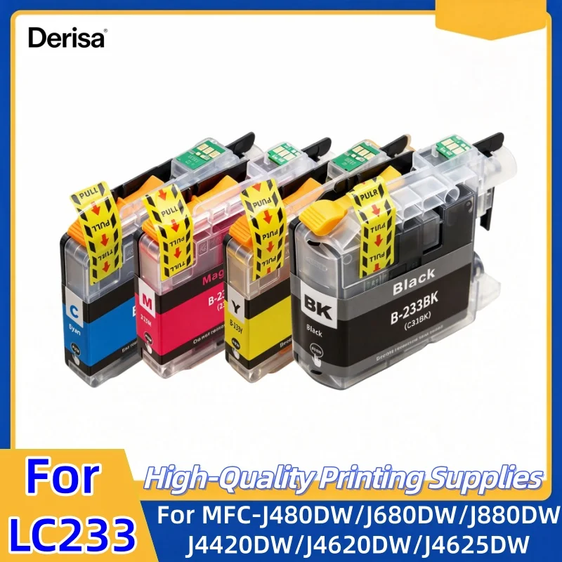 LC231 LC233 Ink Cartridge For Brother MFC-J480DW J680DW J880DW J4420DW J4620DW J4625DW J5320DW J5620DW J5625DW J5720 DCP J4120DW