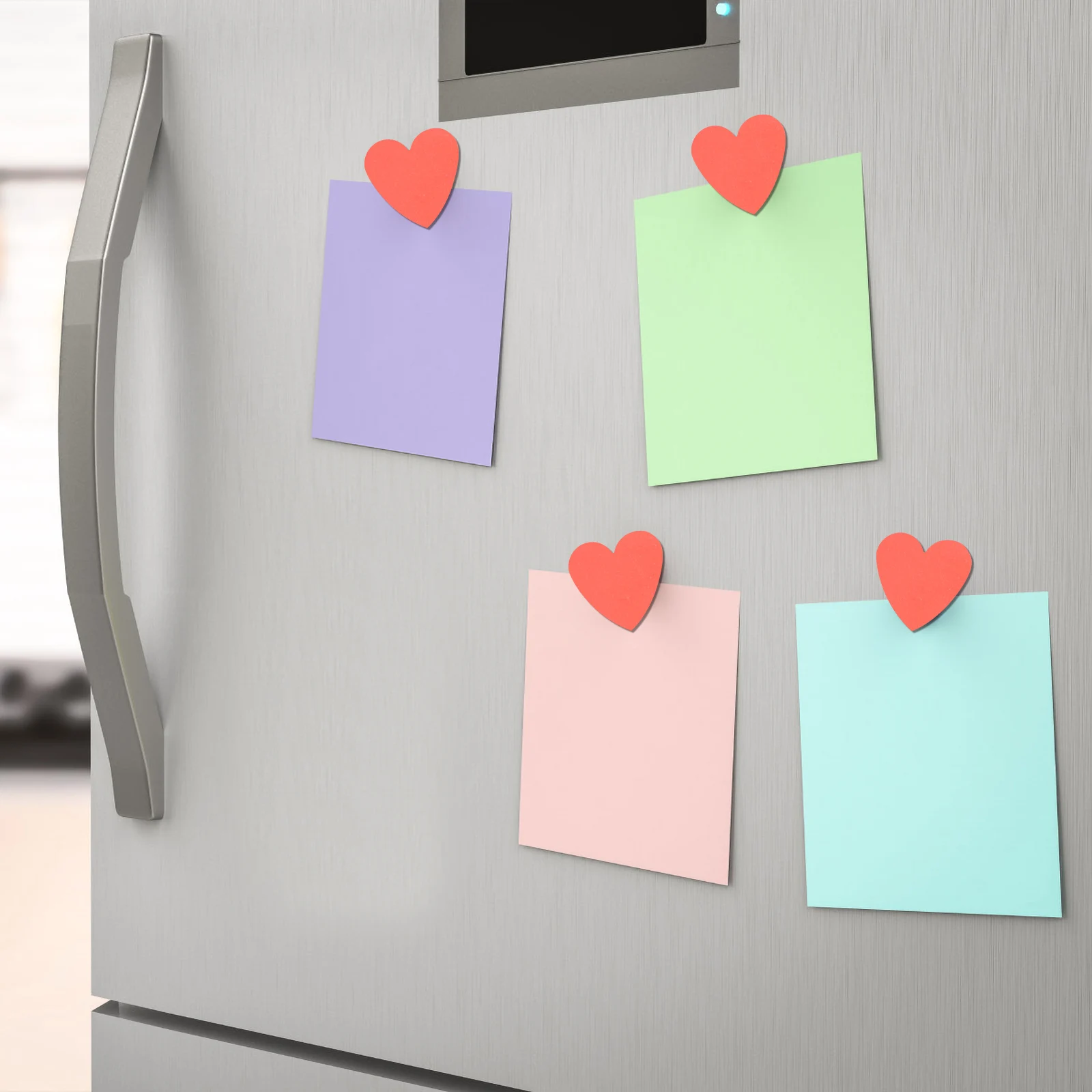 

10 PCS Love Fridge Magnet Cute Magnets for Heart Red Toddlers Refrigerator