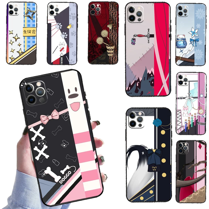 Kureiji Ollie Costume Mori Calliope Hololive Case For iPhone 14 11 Pro Max 12 13 Mini X XS Max XR 7 8 Plus SE 2020 Cover