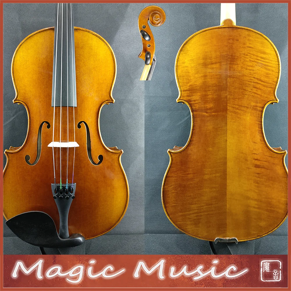 50 Years Old Spruce Copy of a 19th Century French Viola 17 inch Stradivarius Professional Handmade Oil Varnish