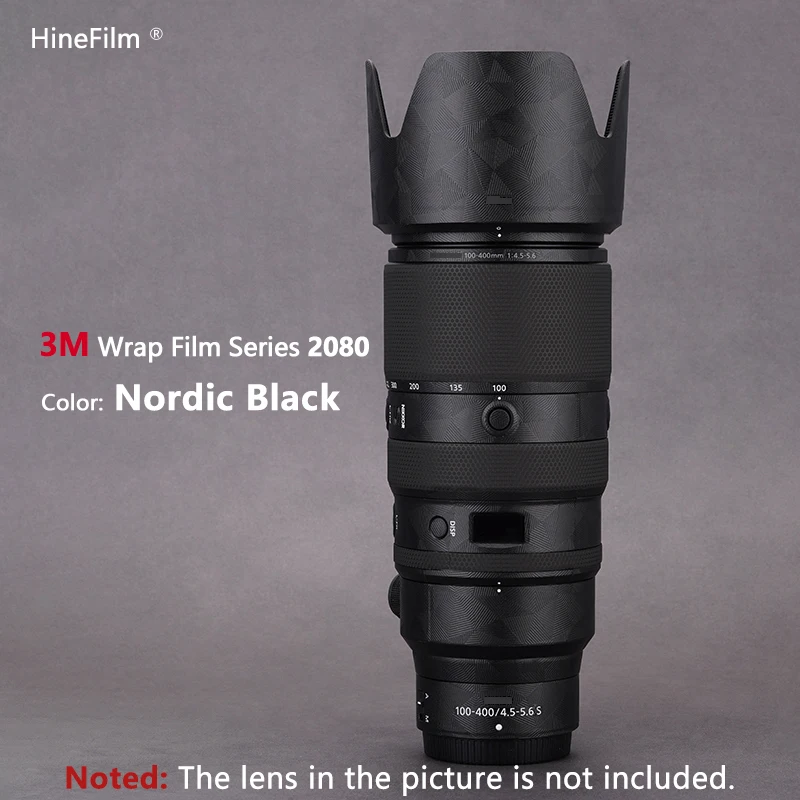 Customized Skin for 100-400 Lens Skin for Nikkor 100 400 Lens Wrap Cover Film for Nikon Z 100-400mm f/4.5-5.6 VR S Lens Sticker
