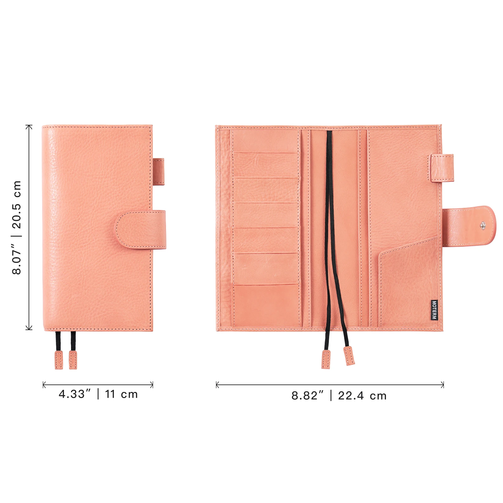 Limited Imperfect Moterm Original Weeks Cover for Hobo Week Full Grain Veg Tanned Leather Planner Genuine Cowhide Notebook Diary