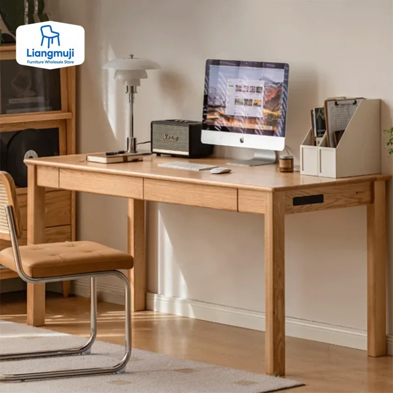 

Nordic Computer Executive Desk Essentials Wood Drawer Workstation Executive Desk Standing Bedroom Mesa Para Computador Furniture