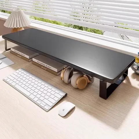 Monitor Stand Riser Desktop Organizer Computer Screen Shelf Office Desk Storage Monitor Lift Stand with Storage