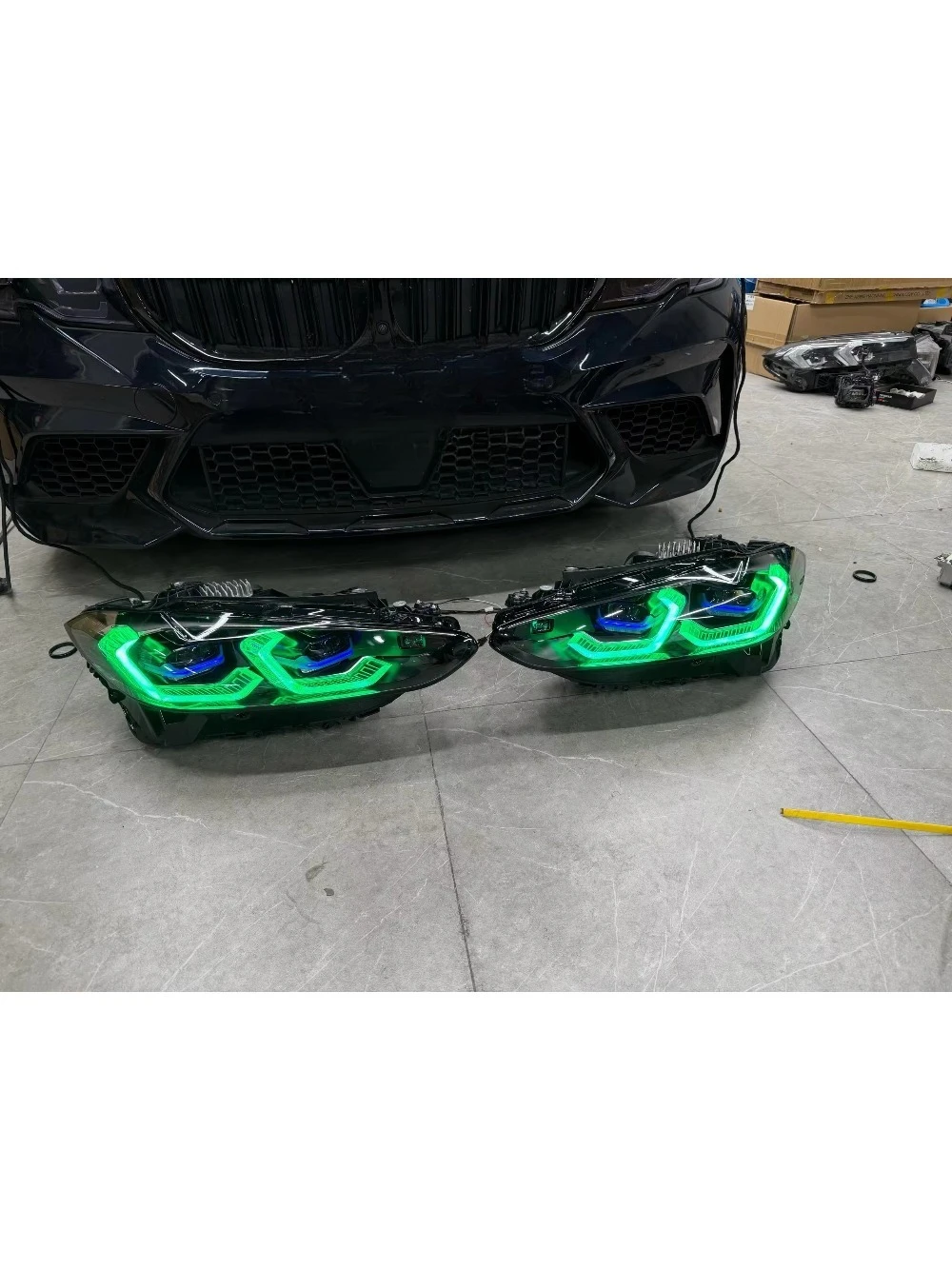 Customizable RGB Color LED Headlights for  G22, G23, G26, G80, G82, G83, M3, and M4 Series. G30 G20 F32 F30 F10 Plug and Play
