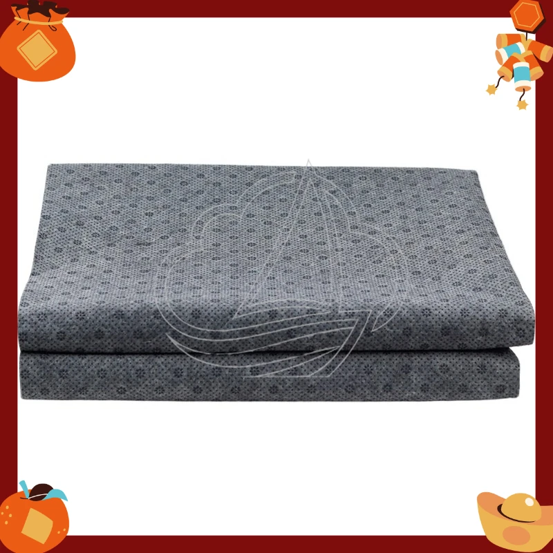 Non Slip Rug Pad Backing Fabric Plum Blossom Pattern Antislip Vinyl Tufting Cloth for Carpet Rug Making