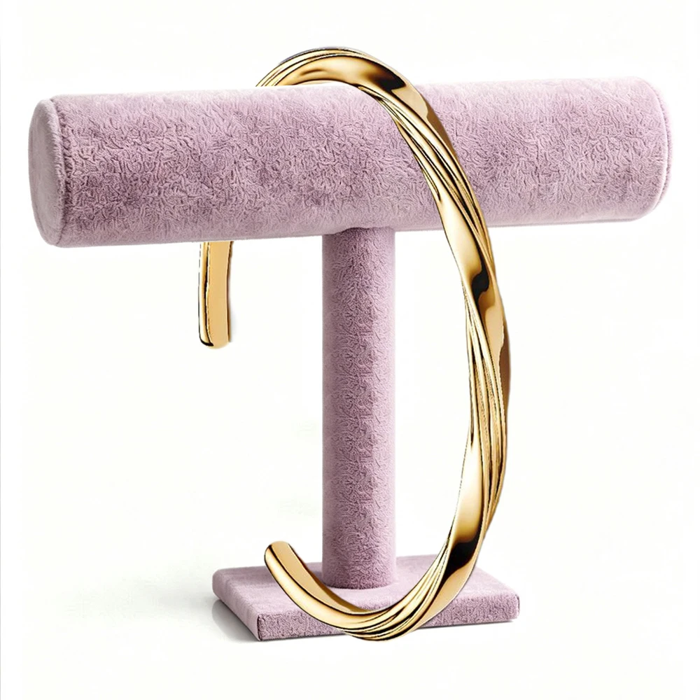 Potdemie 2026 New 925 Silver Classic Gold Multi Loop Twisted Logo Women's Open Bracelet Display Tool DIY Exquisite Charm Jewelry
