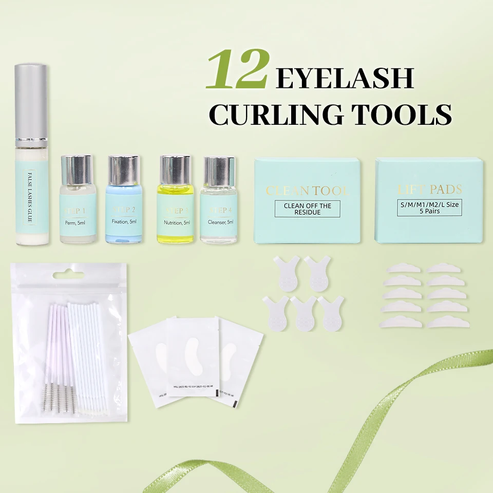 Eyelash Brow Lash Lift Tint Kit BrowเคลือบEyelash Lifting Permingโลชั่นกาวRod Perming Lash Dyeเครื่องมือแต่งหน้า