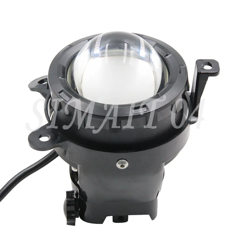 Hot-selling J1 new fog lamp double lens 3.0 inch LED fog light bulb super bright far and near integration 9-36V universal