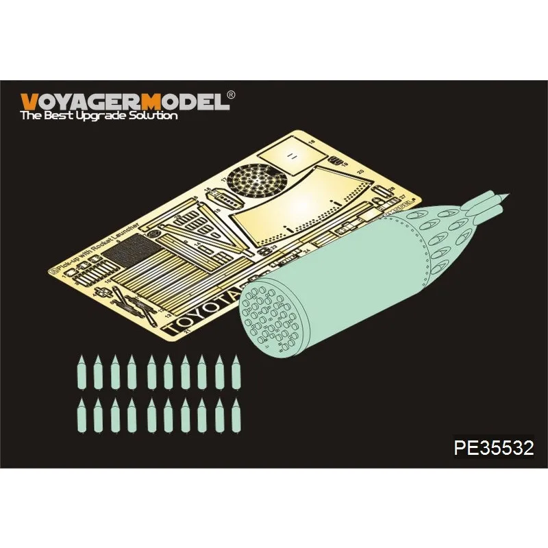 

Voyager Model PE35532 1/35 Modern Pick-up With Rocket Launcher (For MENG VS-001/002)