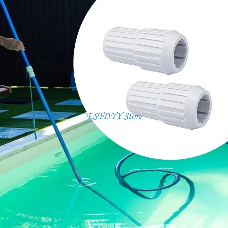 G6DE 2Pcs Telescopic Rod Joint Portable Pool Cleaning Poles Part Connector Enduring