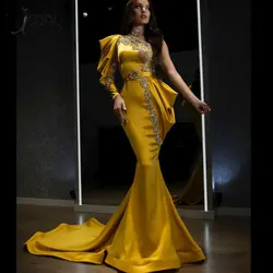 2023 Europe and the United States new evening dress women sprinkled gold high-neck dress banquet dress