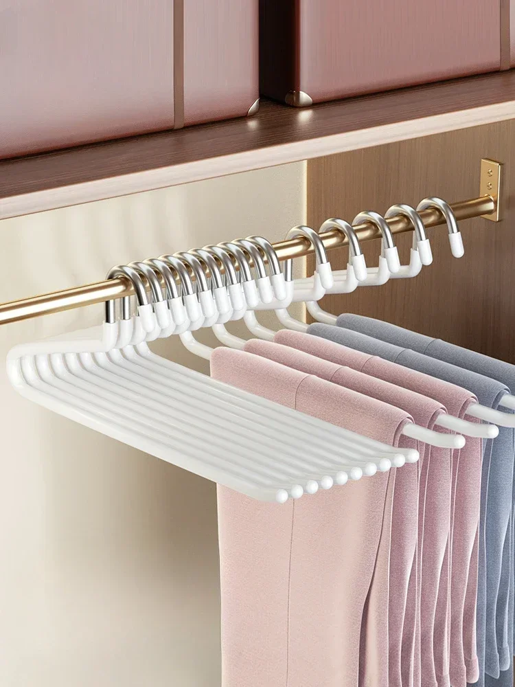 

Pant Rack Pants Clip Household Hanging Special Seamless Goose Shaped Hanger Anti Slip Z-shaped Wardrobe