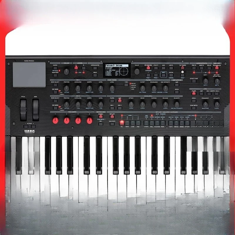 Synthesizer Wavetable Oscillator Synthesizer 37-Key Portable Analog Synthesizer